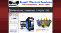 Desktop Screenshot of bomaniitservices.com
